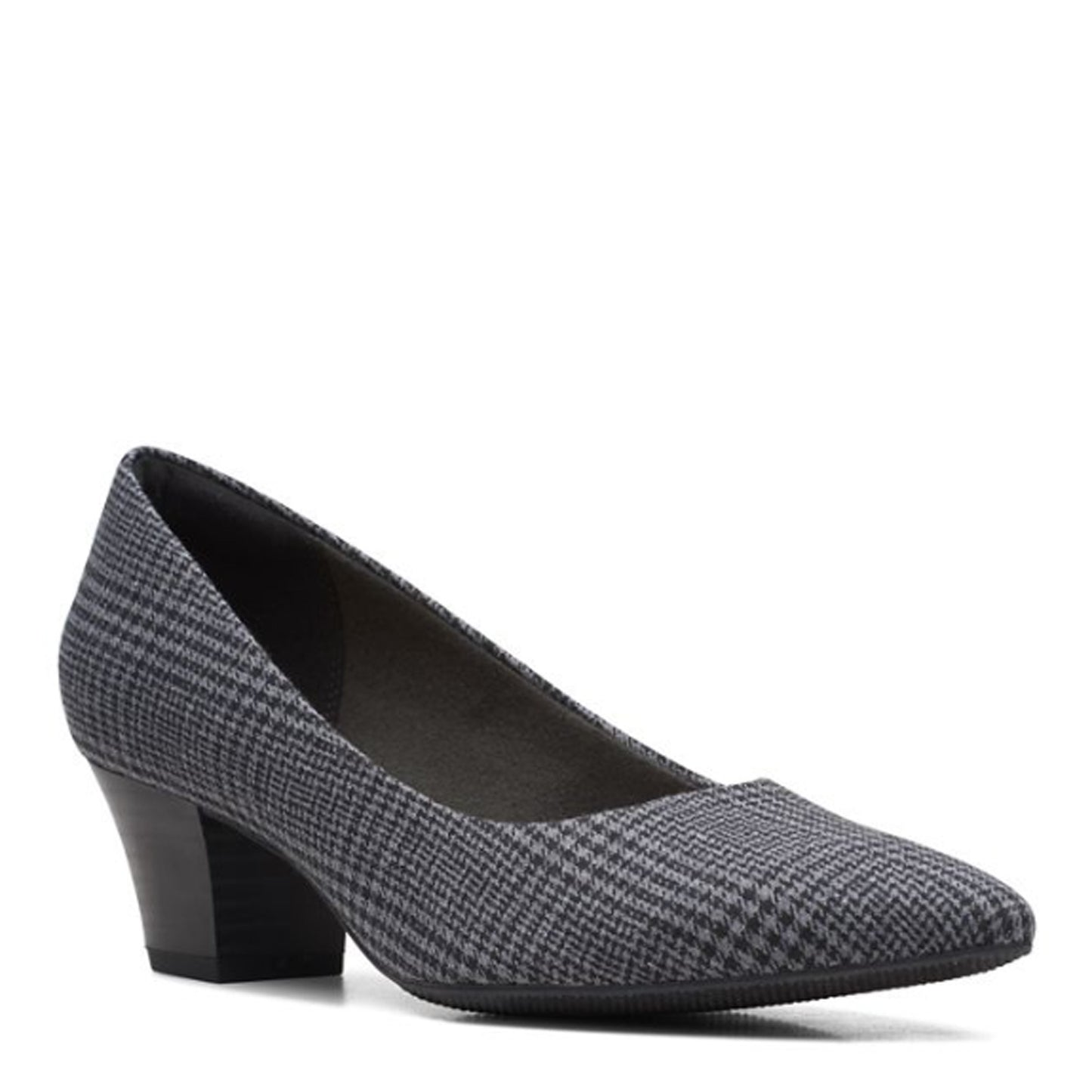 Peltz Shoes  Women's Clarks Teresa Step Pump BLACK DESIGN 26167844