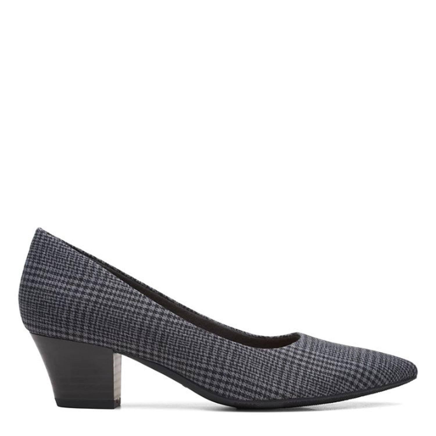 Peltz Shoes  Women's Clarks Teresa Step Pump BLACK DESIGN 26167844