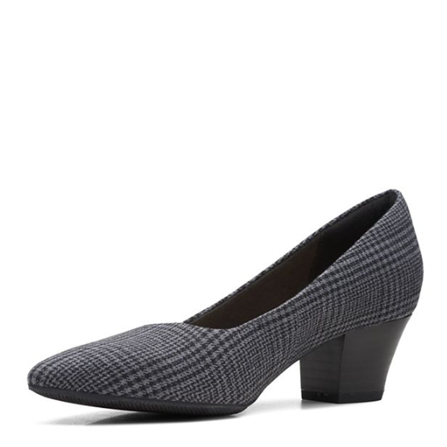 Peltz Shoes  Women's Clarks Teresa Step Pump BLACK DESIGN 26167844