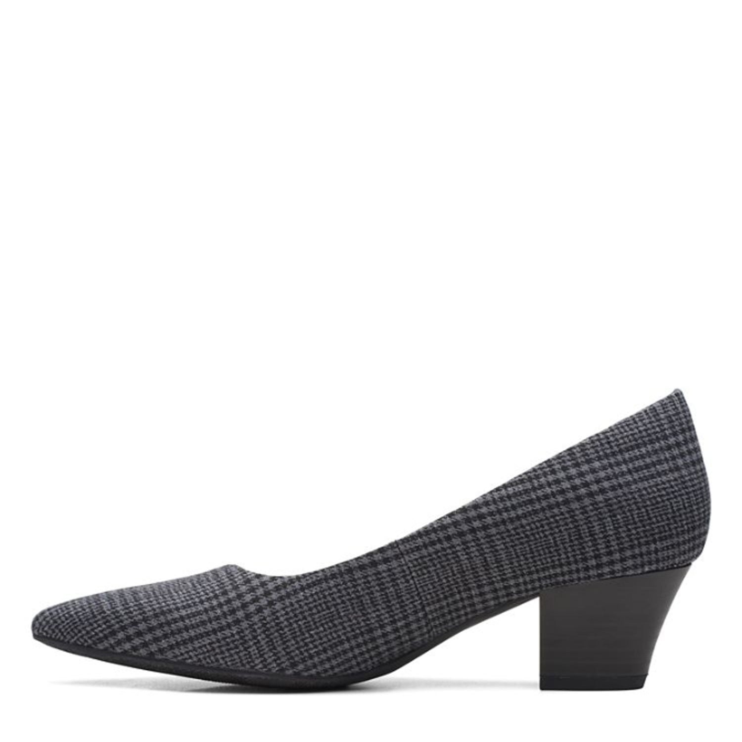 Peltz Shoes  Women's Clarks Teresa Step Pump BLACK DESIGN 26167844
