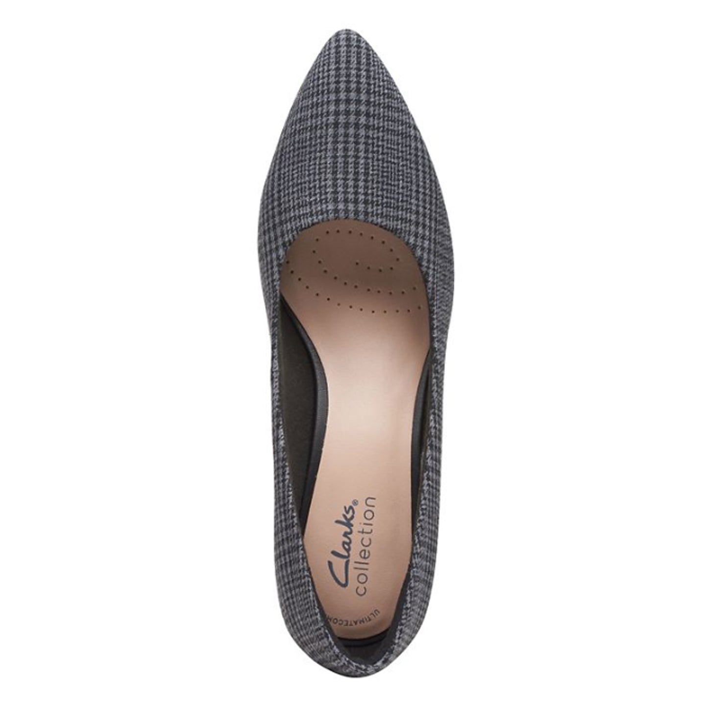 Peltz Shoes  Women's Clarks Teresa Step Pump BLACK DESIGN 26167844