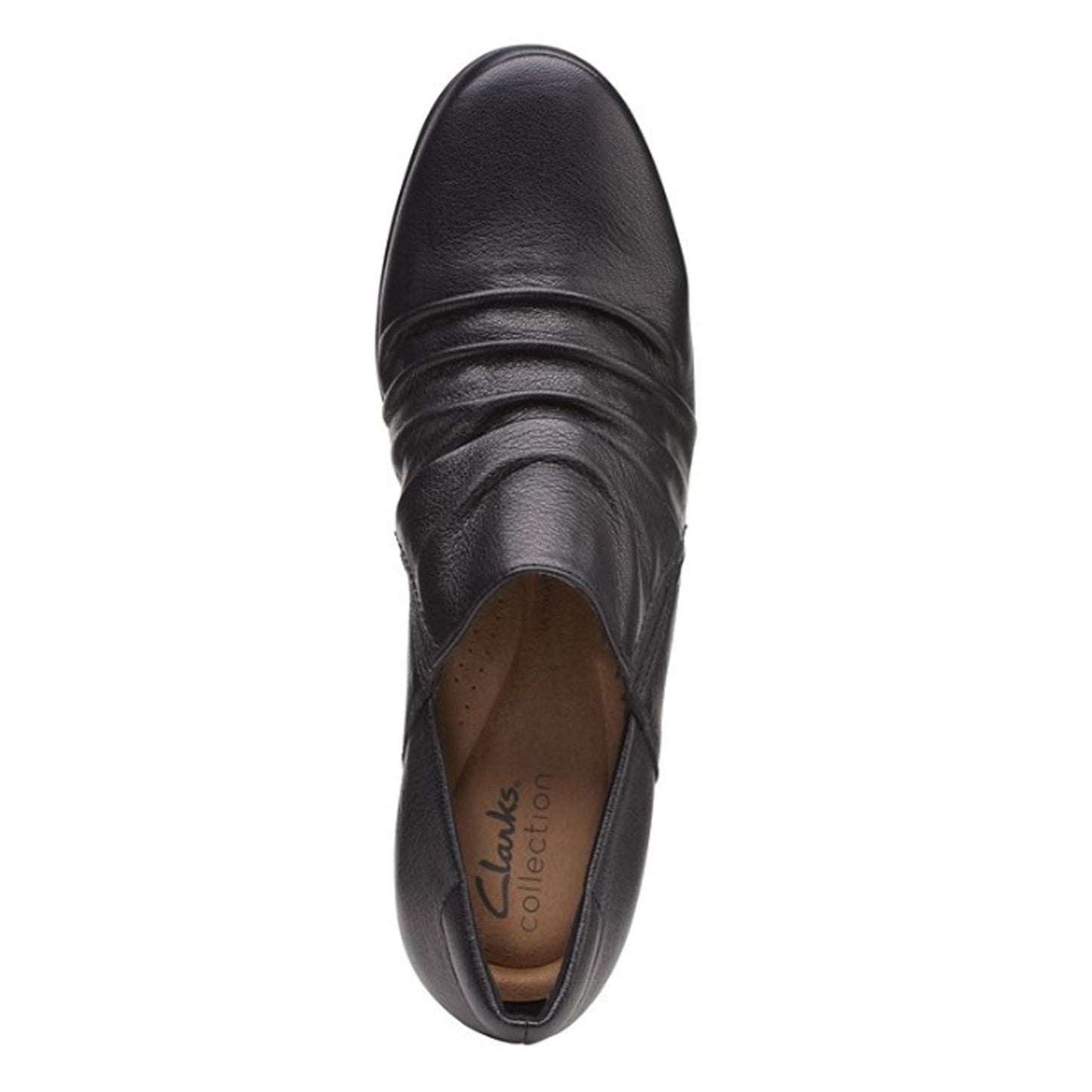 Peltz Shoes  Women's Clarks Emily Cove Pump BLACK 26167957