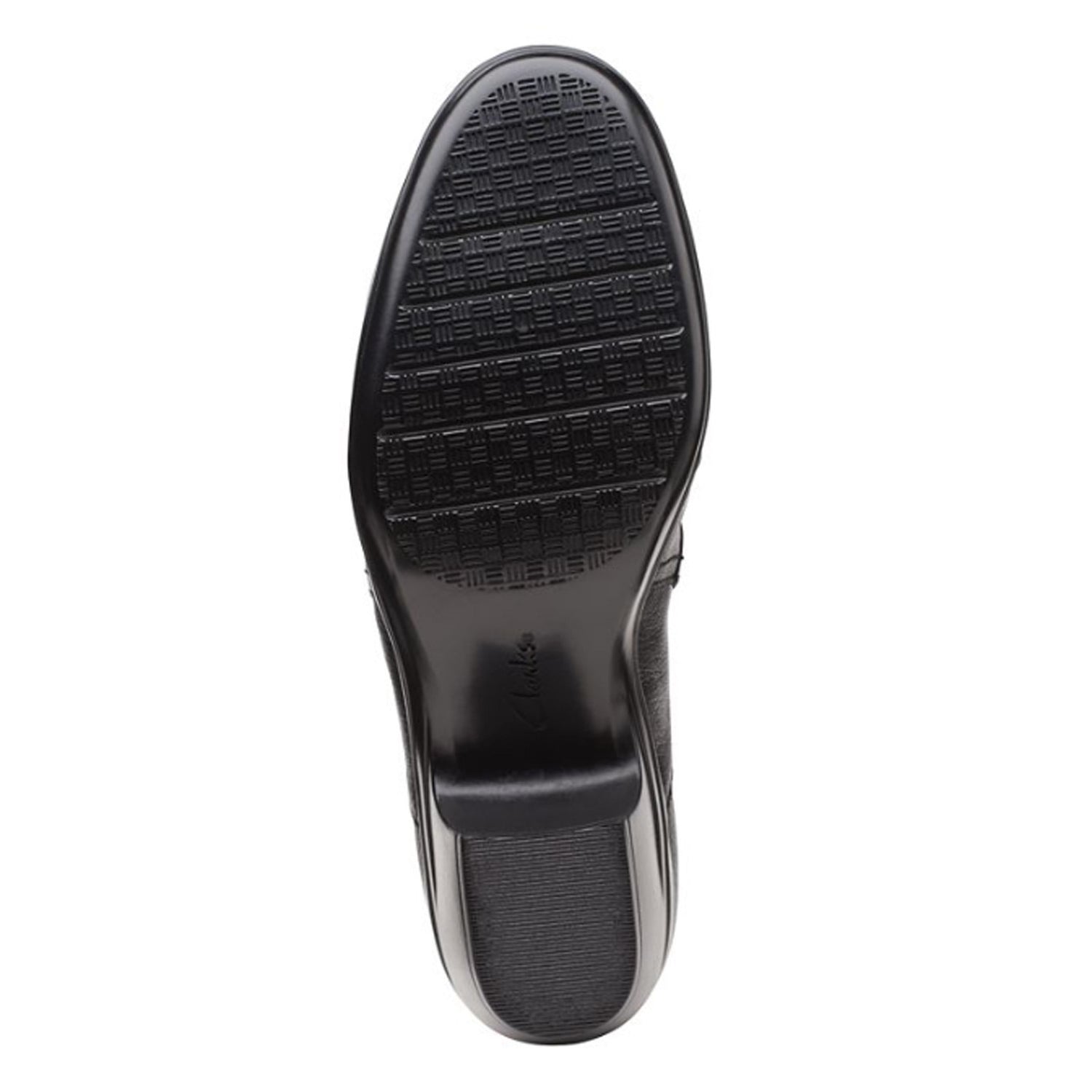 Peltz Shoes  Women's Clarks Emily Cove Pump BLACK 26167957