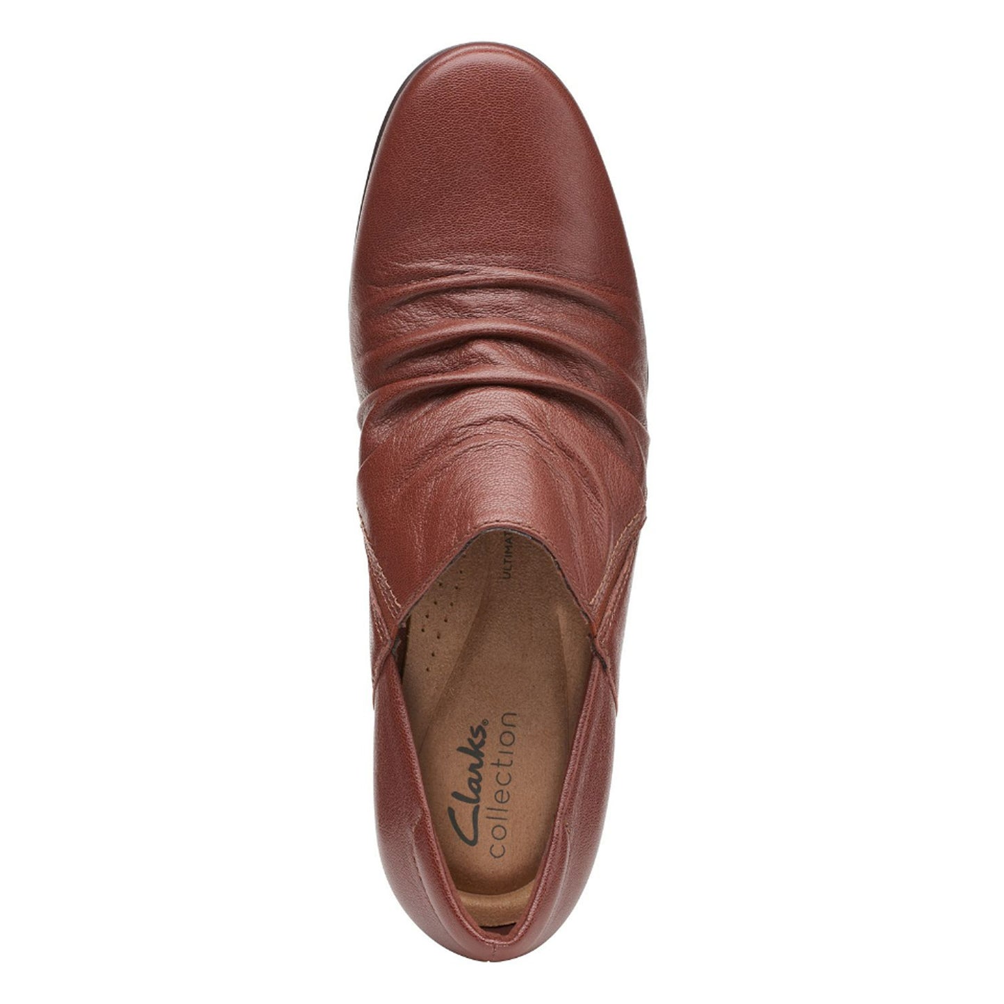 Peltz Shoes  Women's Clarks Emily Cove Pump TAN 26168117