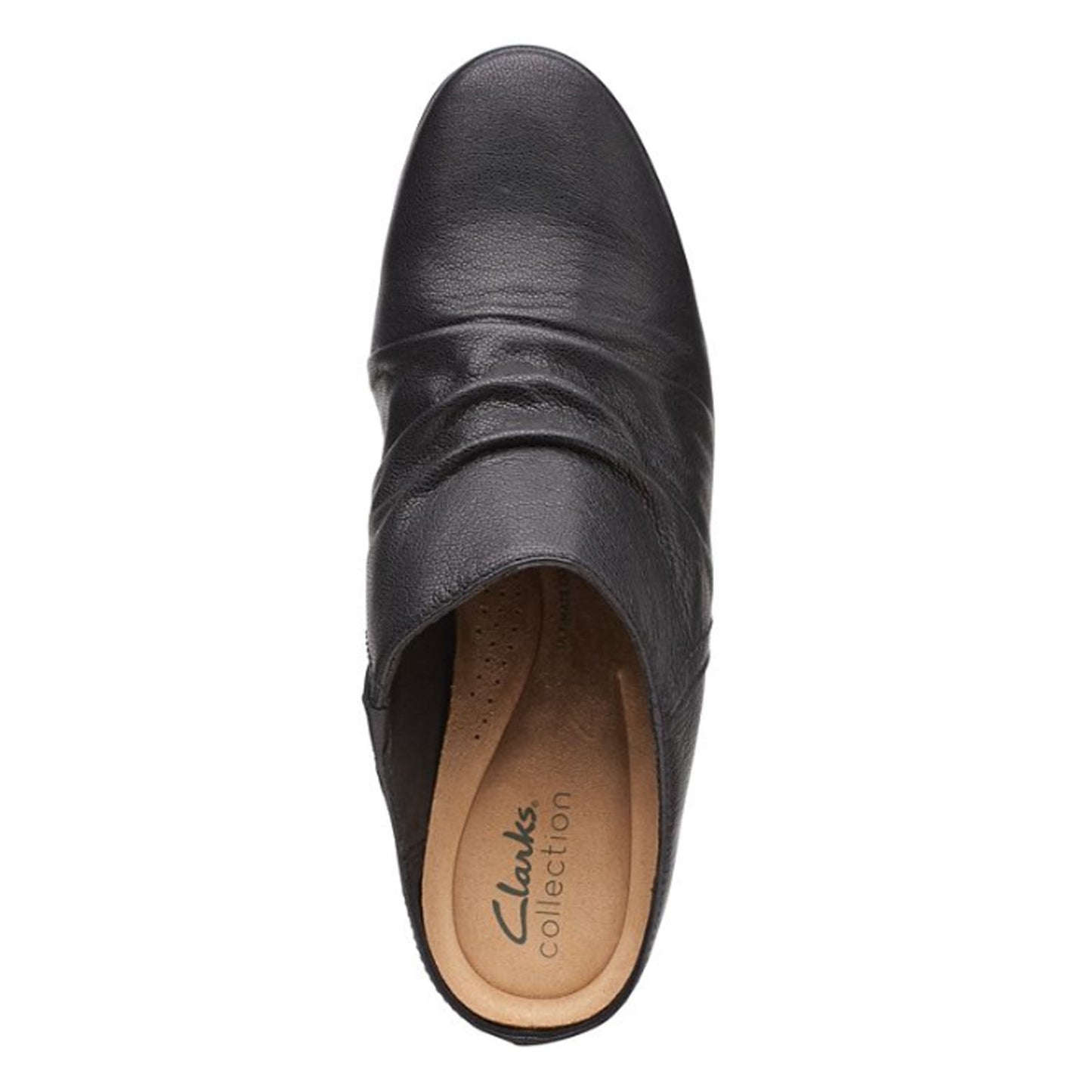 Peltz Shoes  Women's Clarks Emily Charm Mule BLACK 26168156