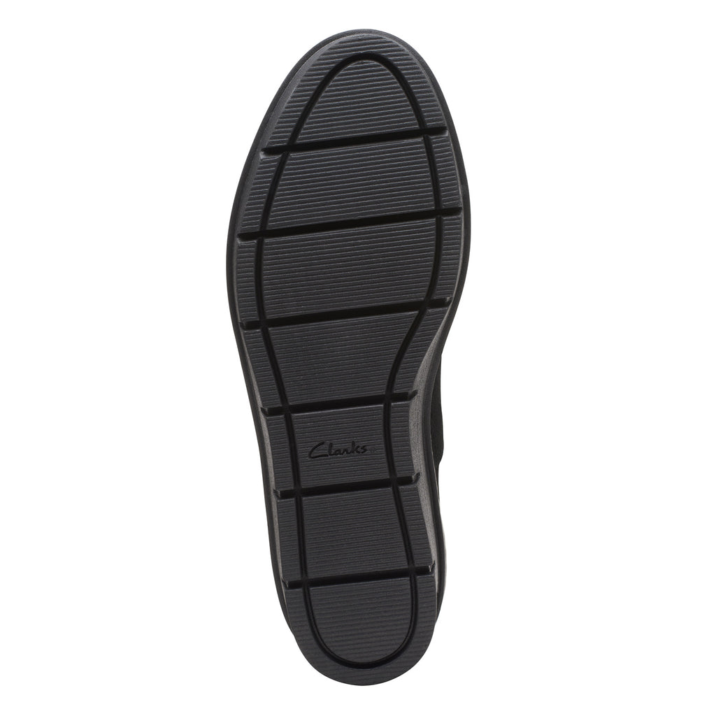 Women's Clarks Airabell Sky Slip-On BLACK SUEDE 26168598