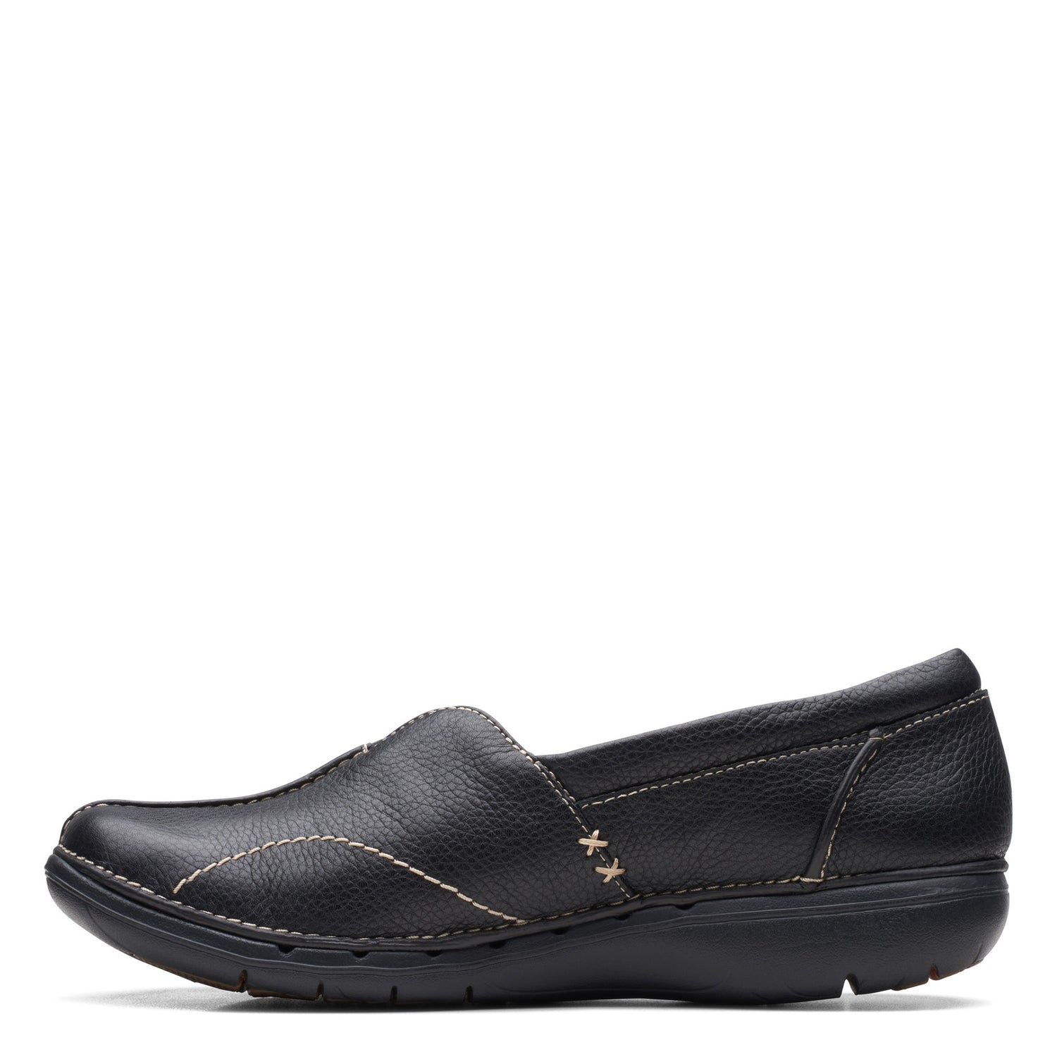 Peltz Shoes  Women's Clarks Un Loop Stride Slip-On Black 26168669