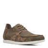 Peltz Shoes  Men's Clarks ShacreLite Low Moc GREEN CAMO 26168728