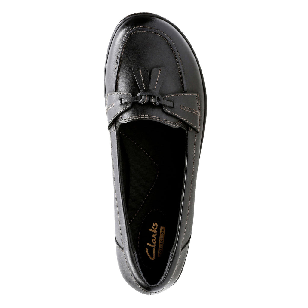 Women's Clarks Ashland Bubble Loafer BLACK 26169240