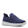 Peltz Shoes  Women's Clarks Ezera Walk Sneaker DARK NAVY 26169415