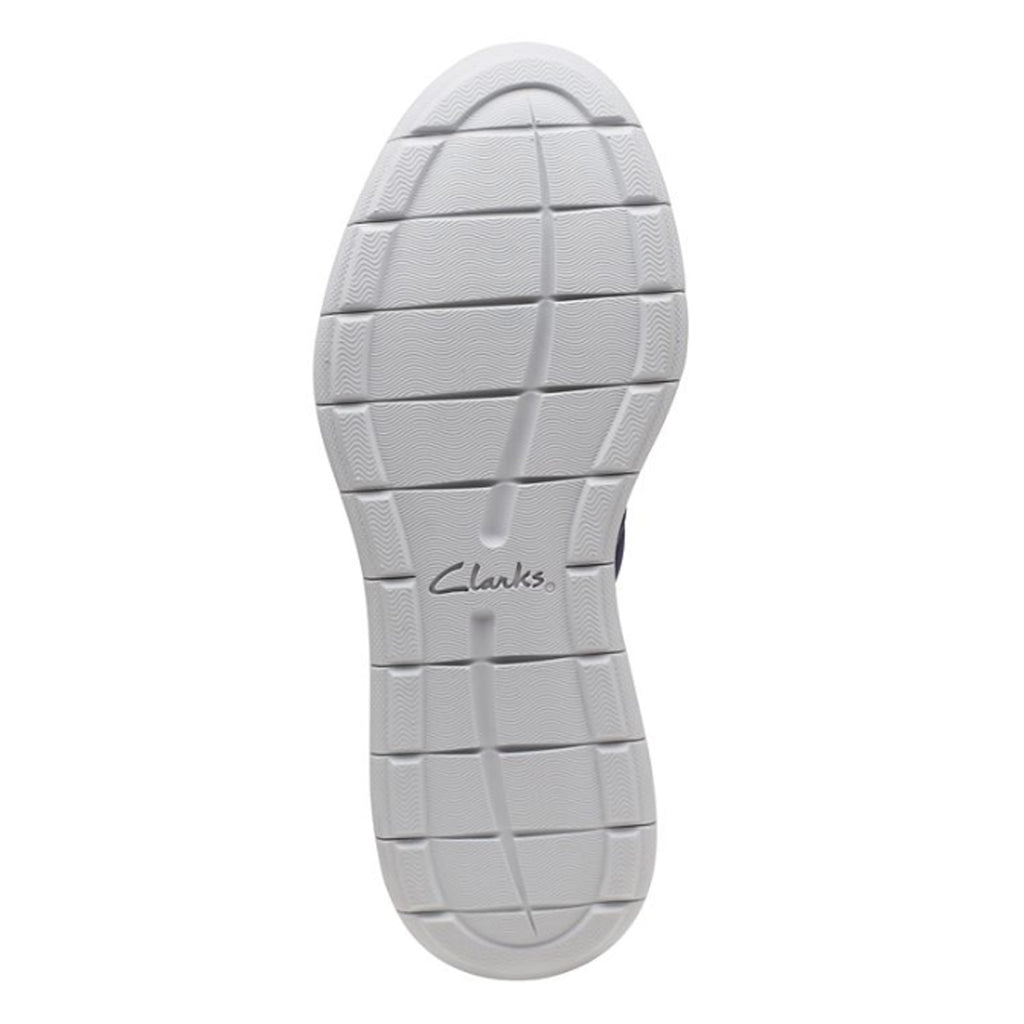 Peltz Shoes  Women's Clarks Ezera Walk Sneaker DARK NAVY 26169415