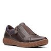 Peltz Shoes  Women's Clarks Caroline Cove Slip-On BROWN 26169485