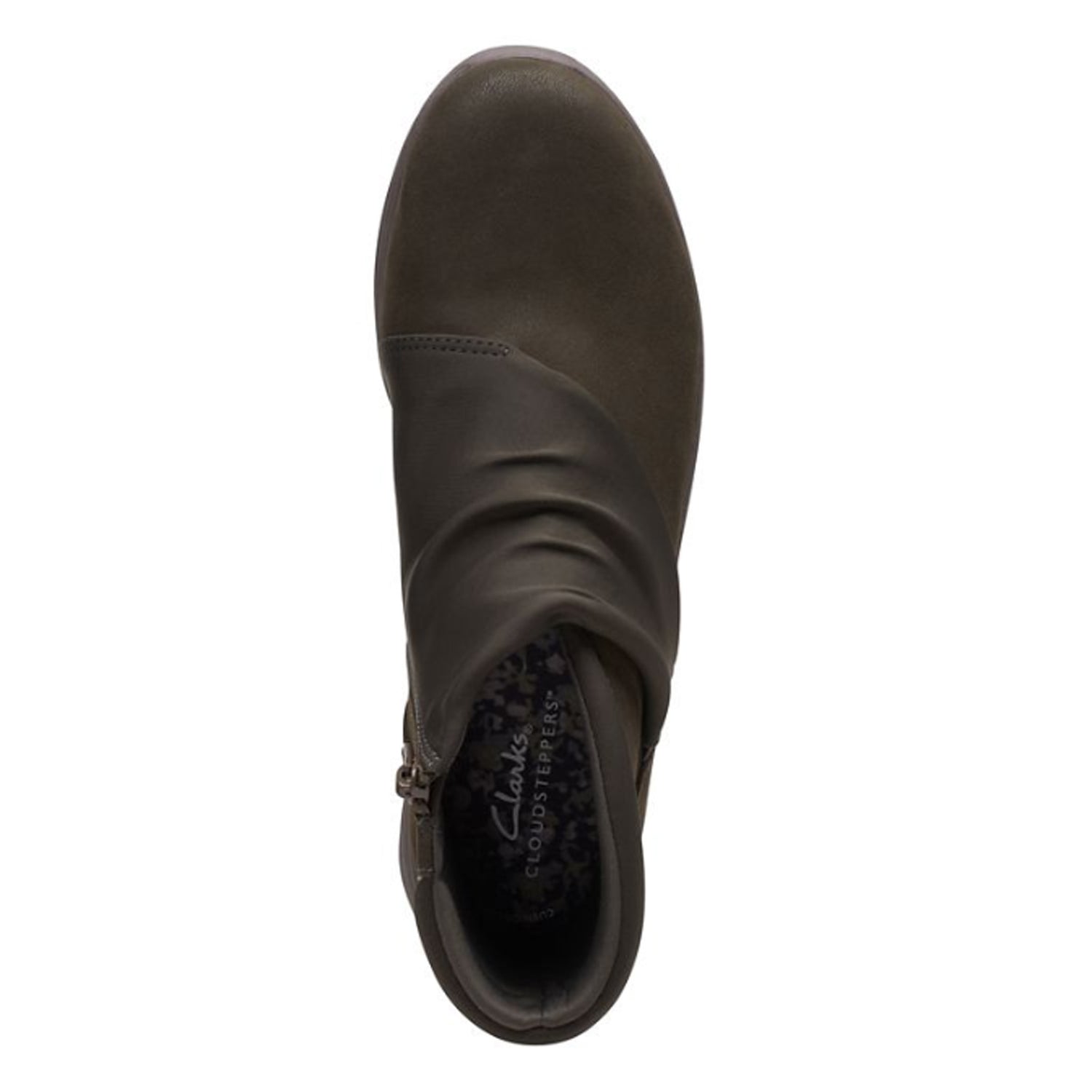 Peltz Shoes  Women's Clarks Breeze Dusk Boot OLIVE 26169539