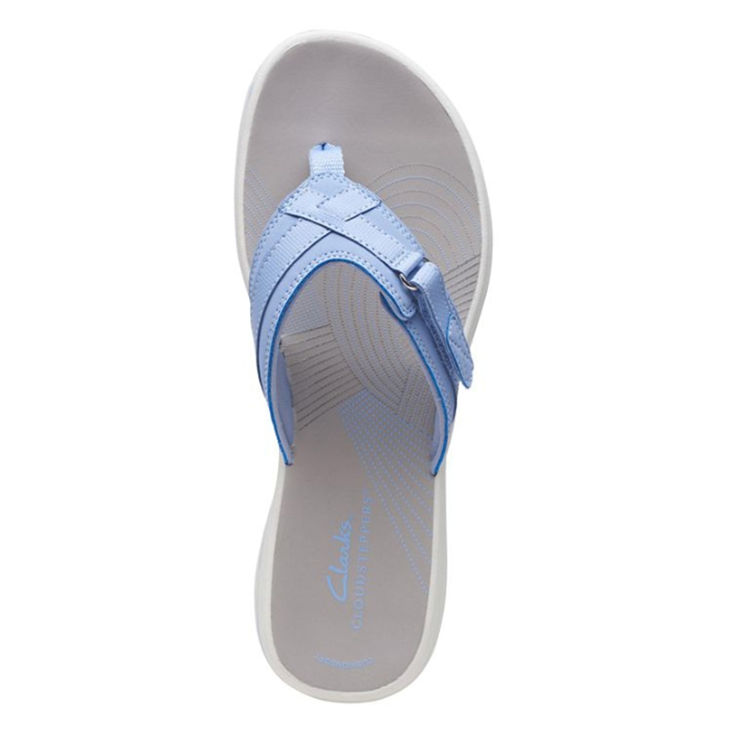 Peltz Shoes  Women's Clarks Breeze Sea Sandal LAVENDER 26169814