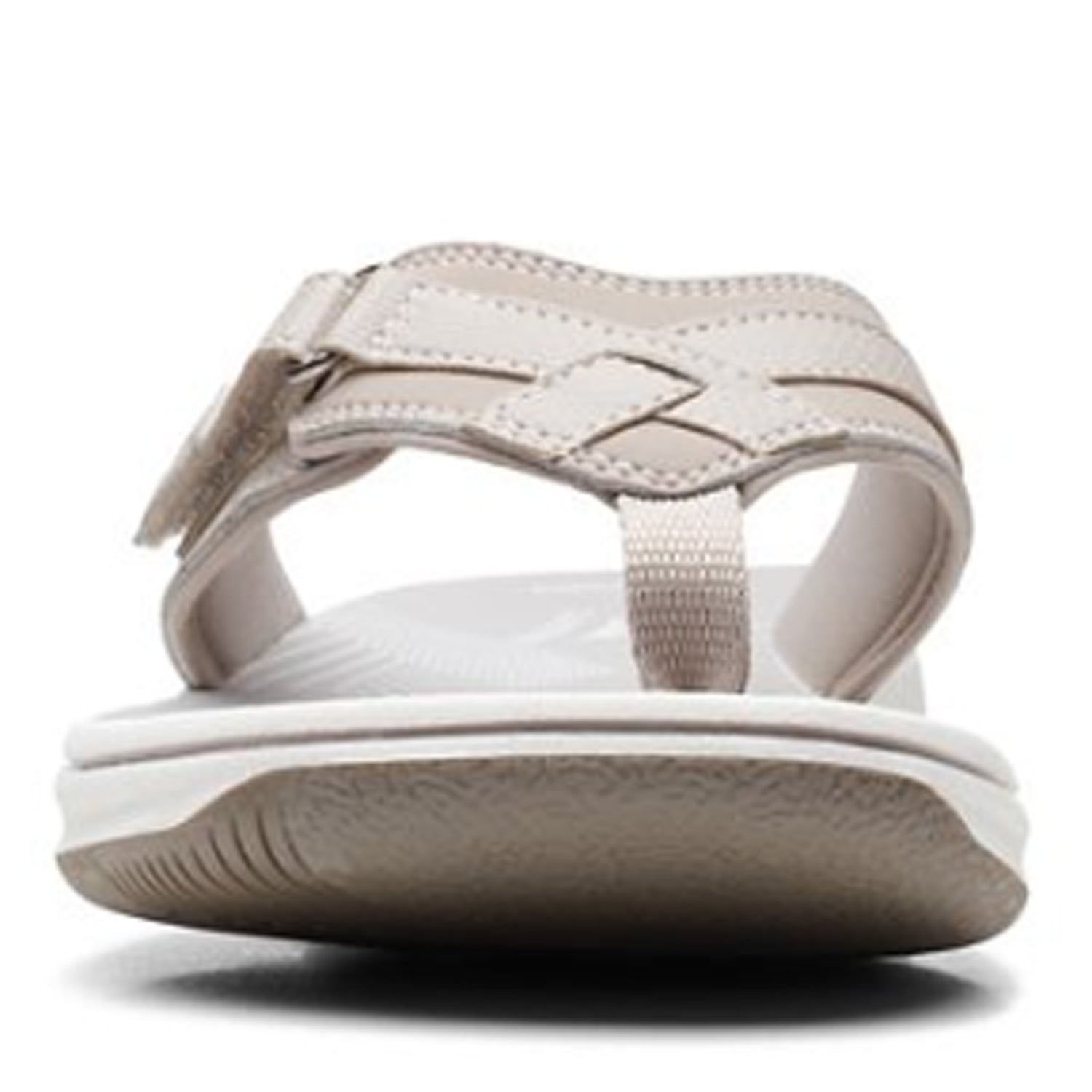 Peltz Shoes  Women's Clarks Breeze Sea Sandal TAUPE 26169817