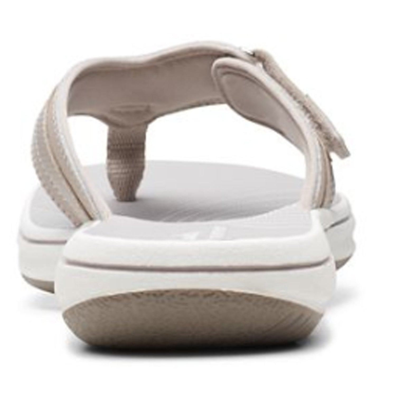Peltz Shoes  Women's Clarks Breeze Sea Sandal TAUPE 26169817