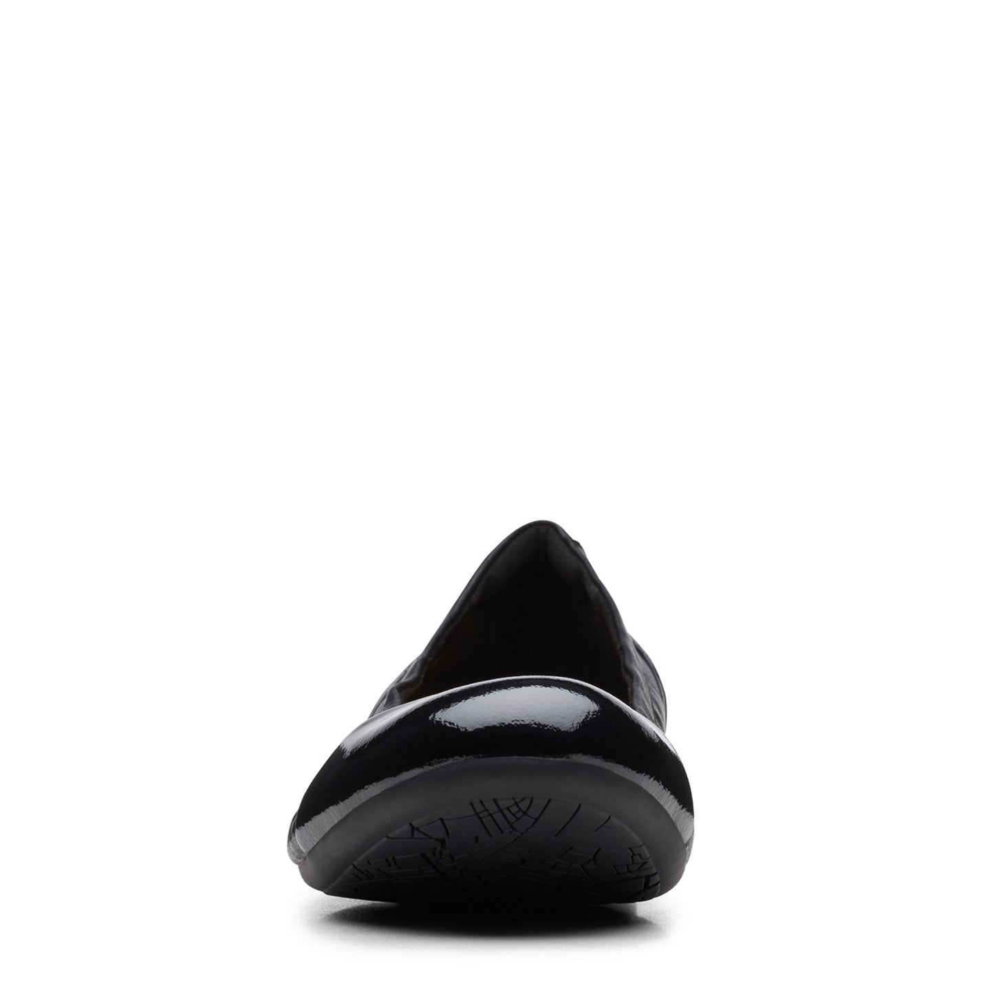 Peltz Shoes  Women's Clarks Rena Jazz Flat Black 26170592