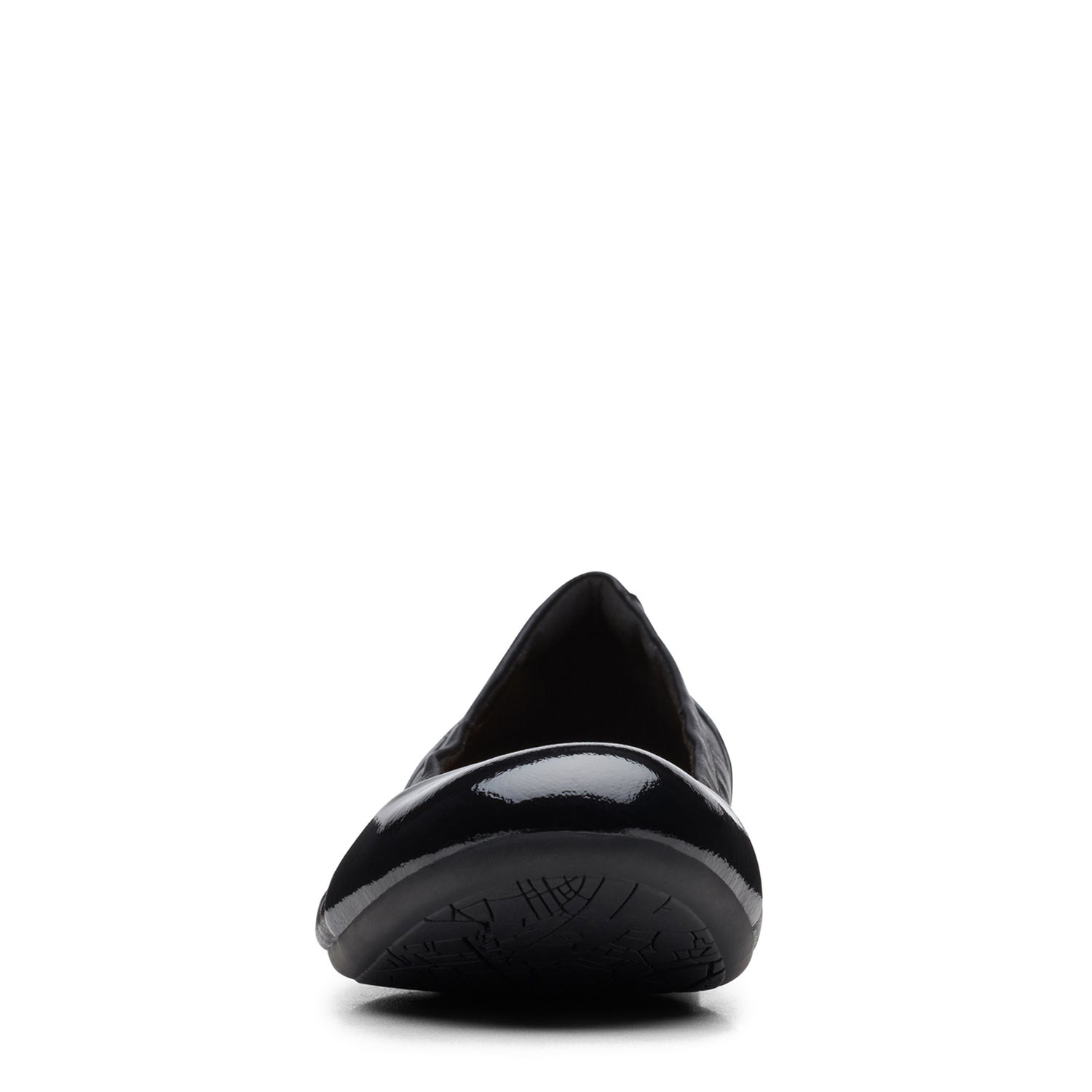 Peltz Shoes  Women's Clarks Rena Jazz Flat Black 26170592