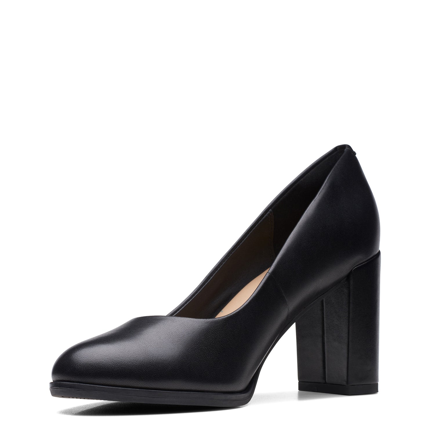 Peltz Shoes  Women's Clarks Freva 85 Court Pump black 26170968
