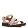 Peltz Shoes  Womens Clarks  Wom Sand white 26170996