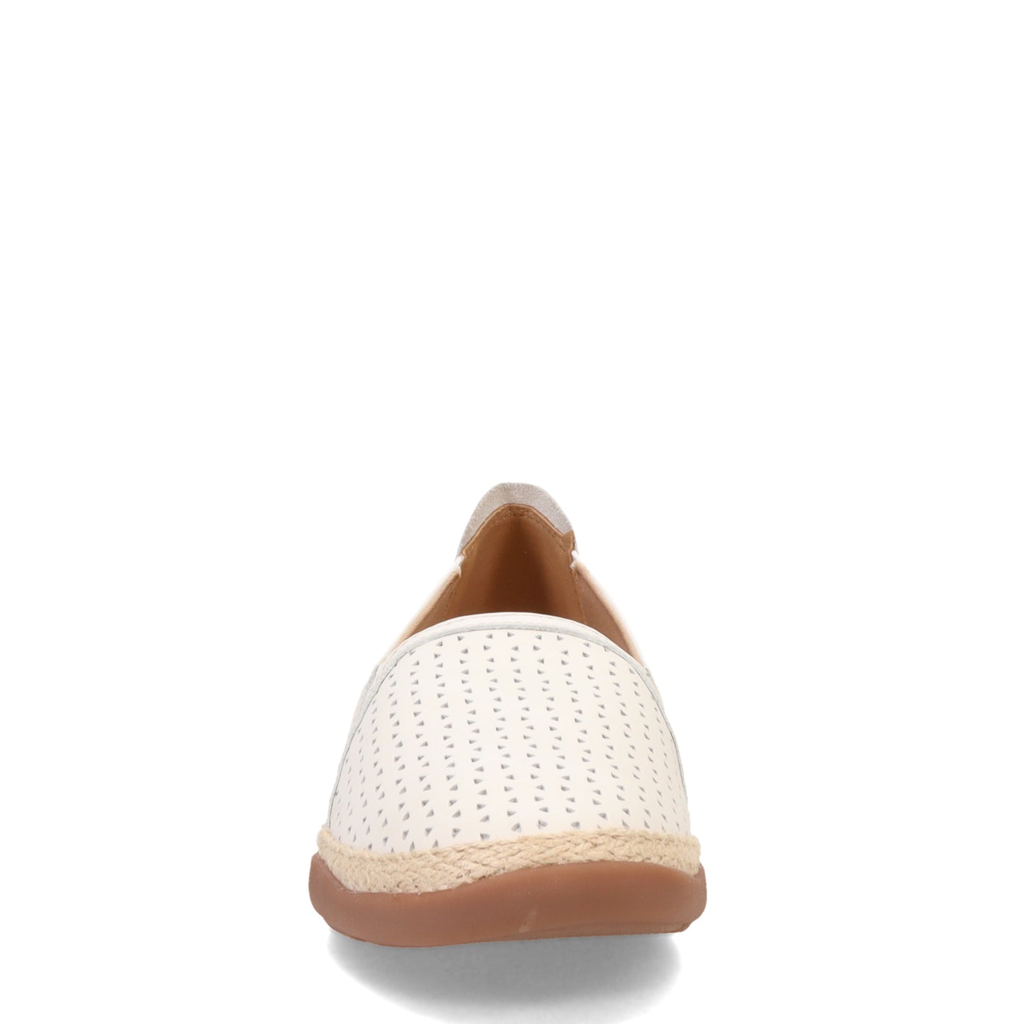Peltz Shoes  Women's Clarks Elaina Ruby Slip-On WHITE 26171192
