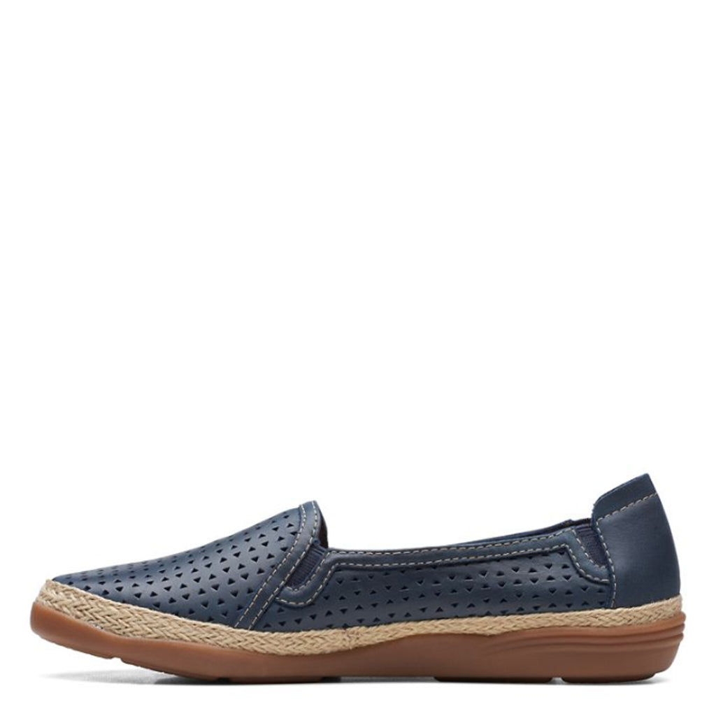Women's Clarks Elaina Ruby Slip-On NAVY 26171193