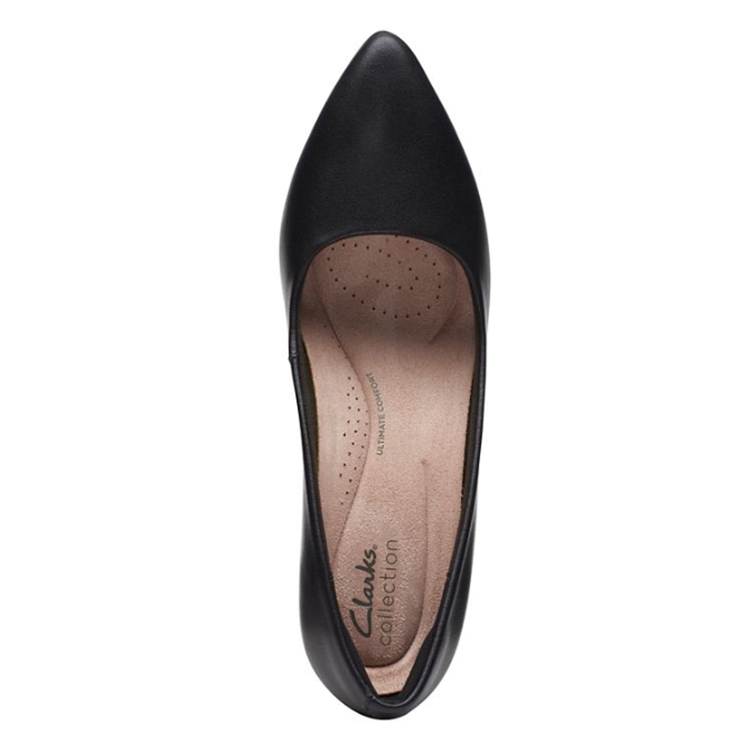 Peltz Shoes  Women's Clarks Kataleyna Gem Pump BLACK 26171219