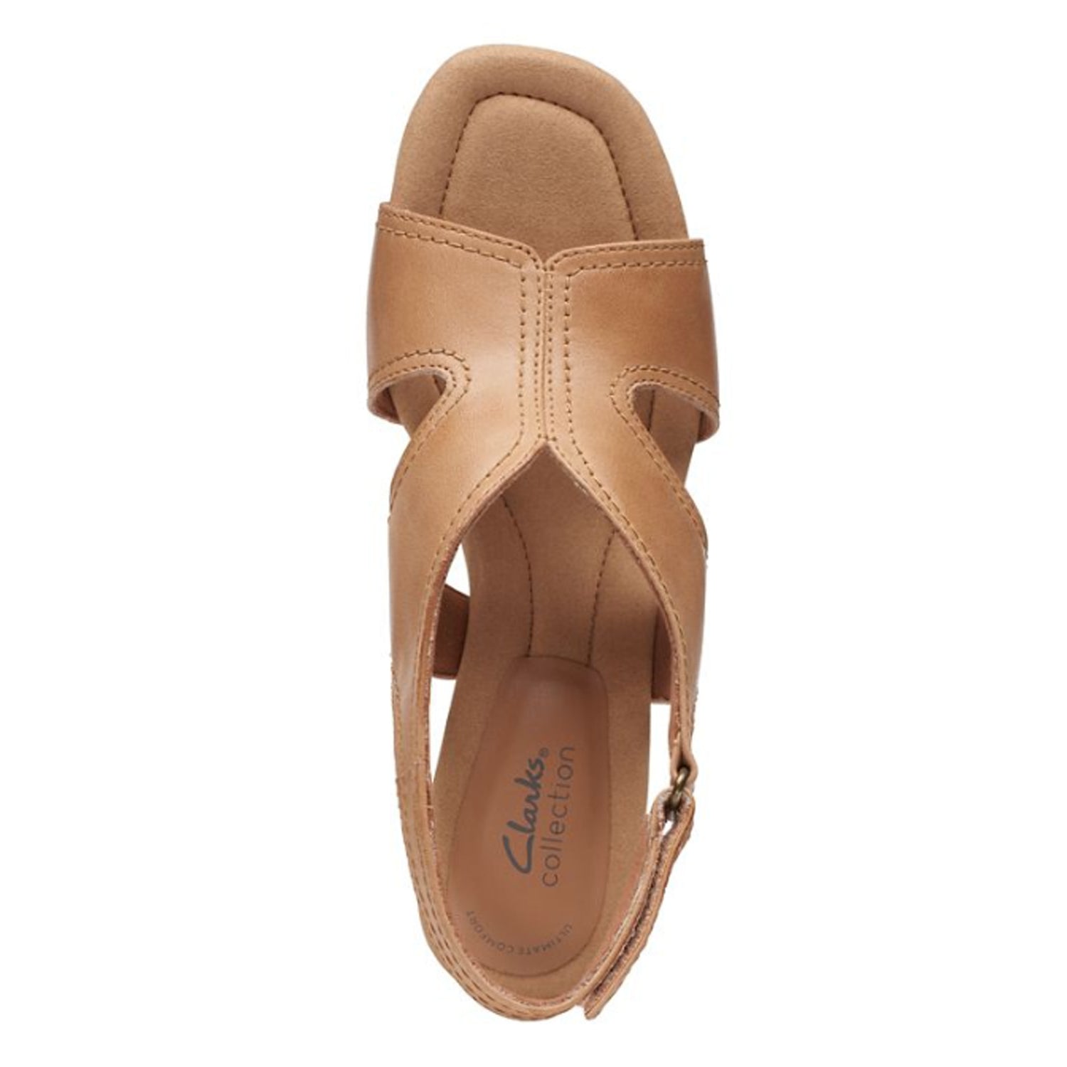 Peltz Shoes  Women's Clarks Kyarra Aster Sandal TAN 26171232