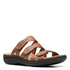 Peltz Shoes  Women's Clarks Laurieann Ayla Sandal TAN 26171248
