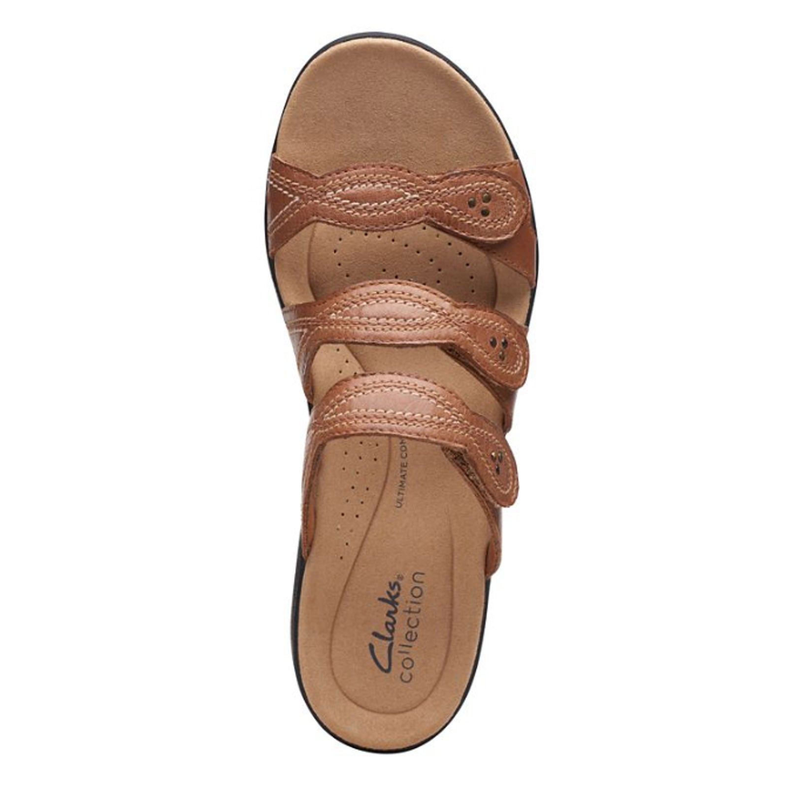 Clarks Laurieann Kay Sandali Bassi Donna – Pelle Sostenibile, Plantare Comfort, Tacco 3,6 Cm