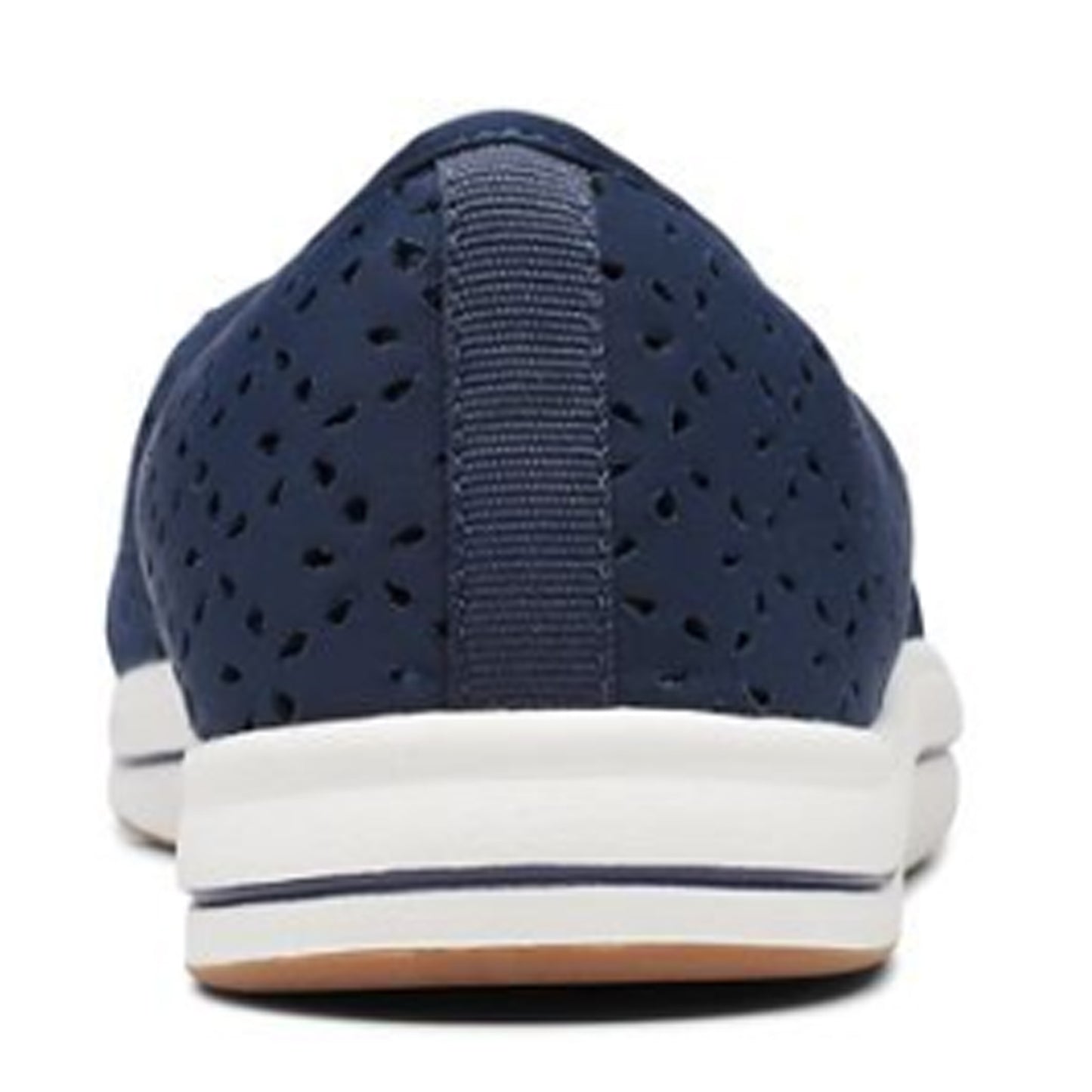 Peltz Shoes  Women's Clarks Breeze Emily Slip-On NAVY 26171360