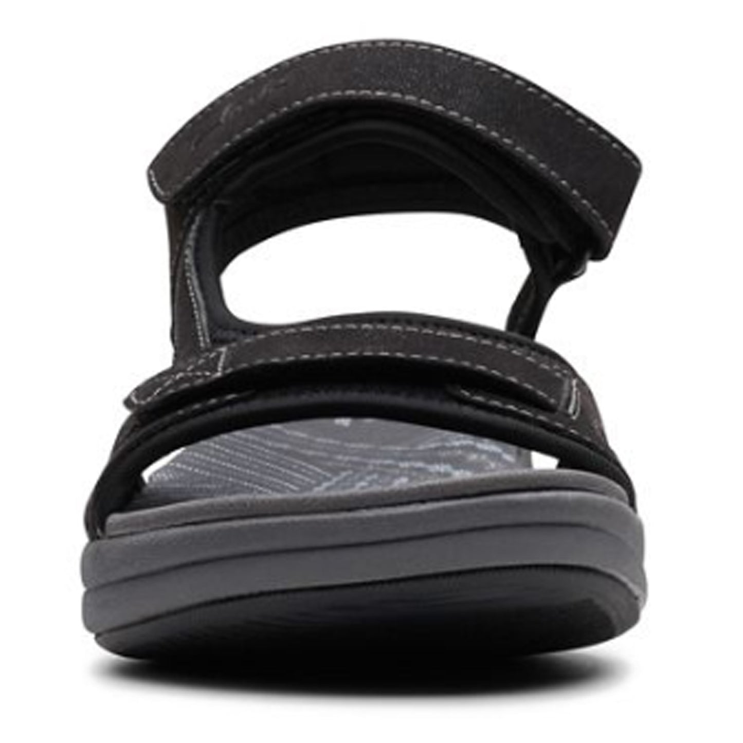 Peltz Shoes  Women's Clarks Mira Bay Sandal BLACK 26171412
