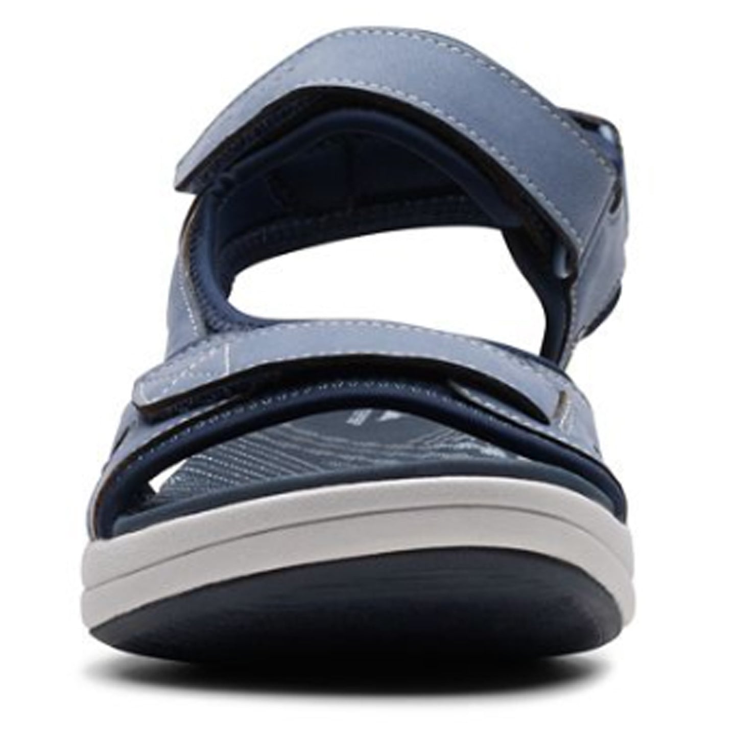 Peltz Shoes  Women's Clarks Mira Bay Sandal DENIM 26171414