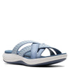 Peltz Shoes  Women's Clarks Mira Grove Sandal DENIM 26171416