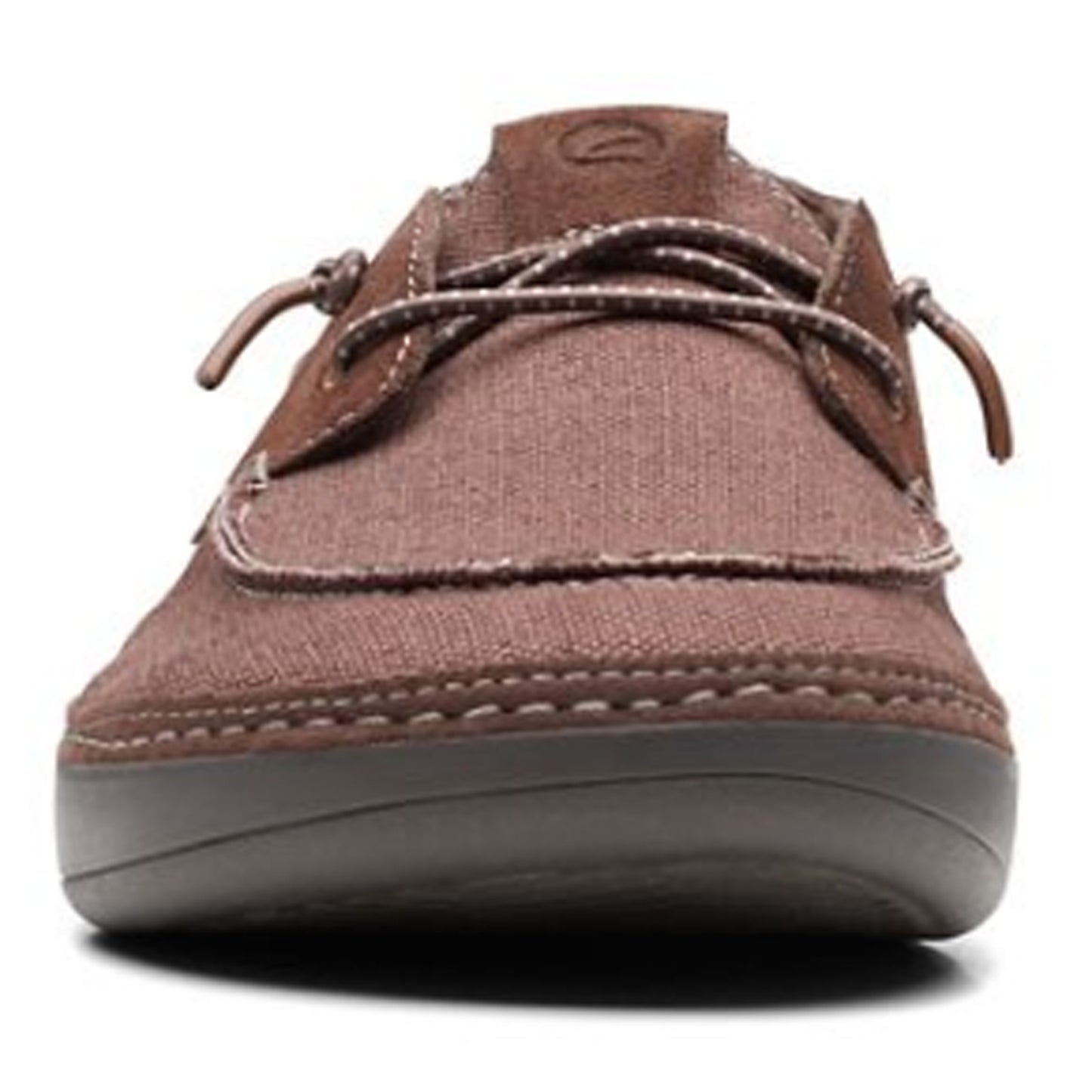 Peltz Shoes  Men's Clarks Higley Tie Boat Shoe Brown 26171554