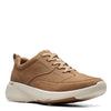 Peltz Shoes  Men's Clarks Lehman Mix Sneaker Sand 26171559
