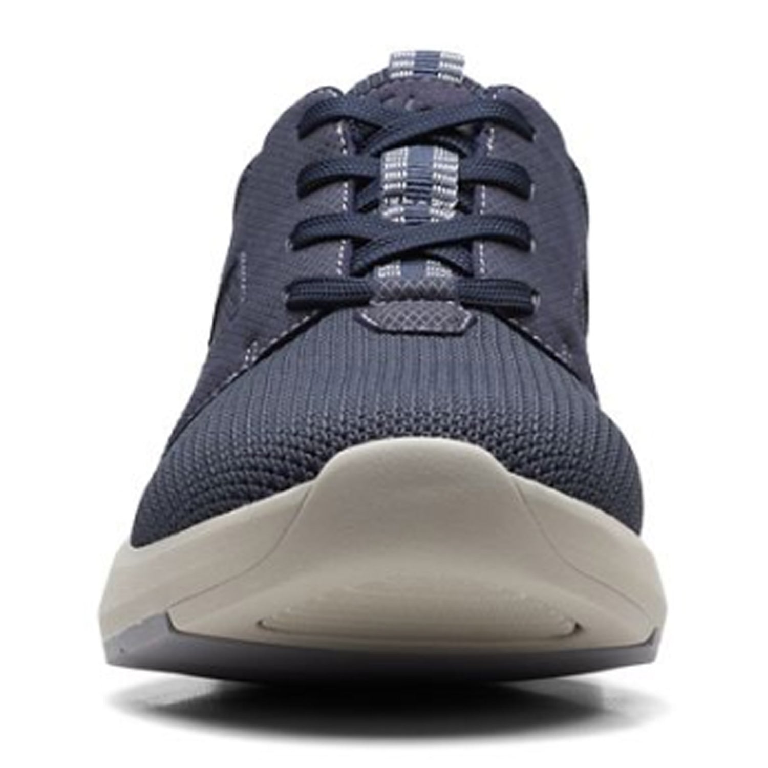 Peltz Shoes  Men's Clarks Lehman Tie Sneaker Navy 26171565