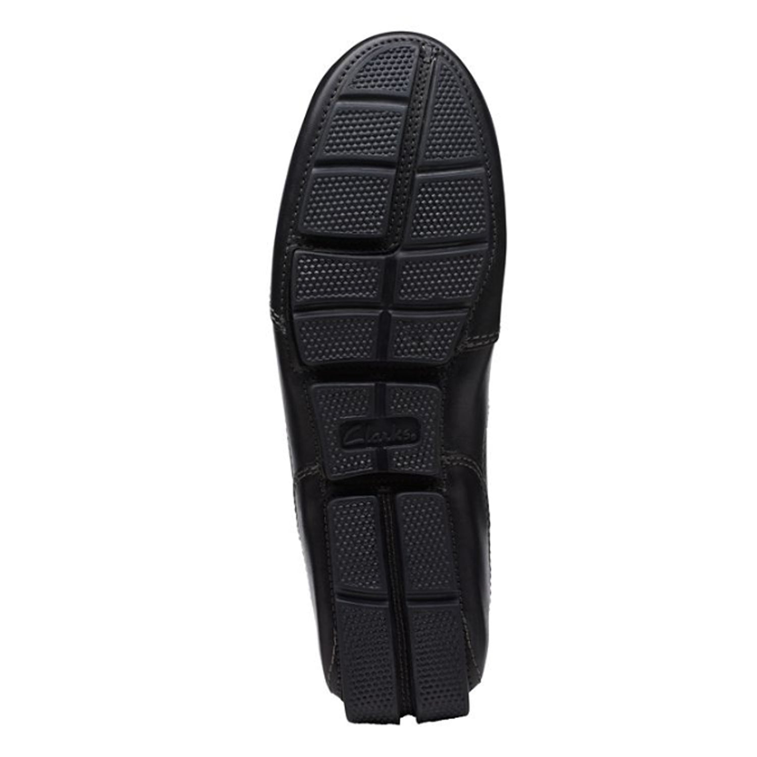 Peltz Shoes  Men's Clarks Markman Seam Loafer Black 26171567