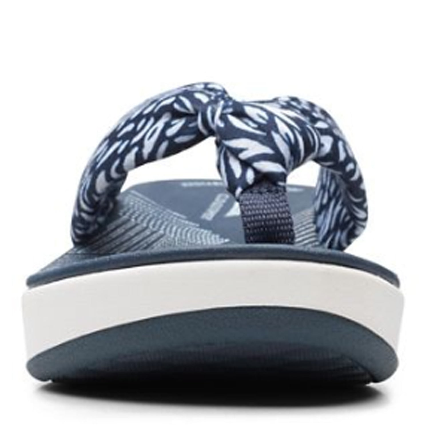 Peltz Shoes  Women's Clarks Arla Glison Sandal NAVY 26171750