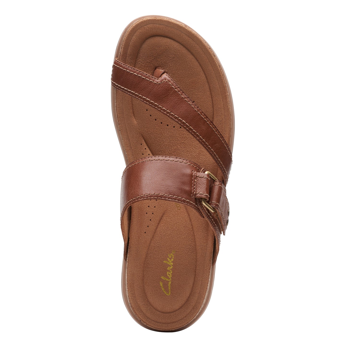 Peltz Shoes  Women's Clarks Yacht Beach Sandal tan 26171771