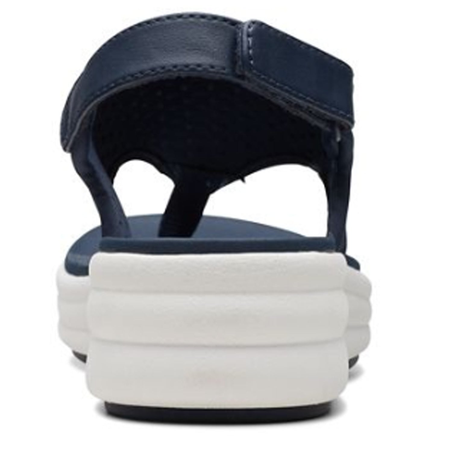 Peltz Shoes  Women's Clarks Drift Blossom Sandal NAVY 26171820