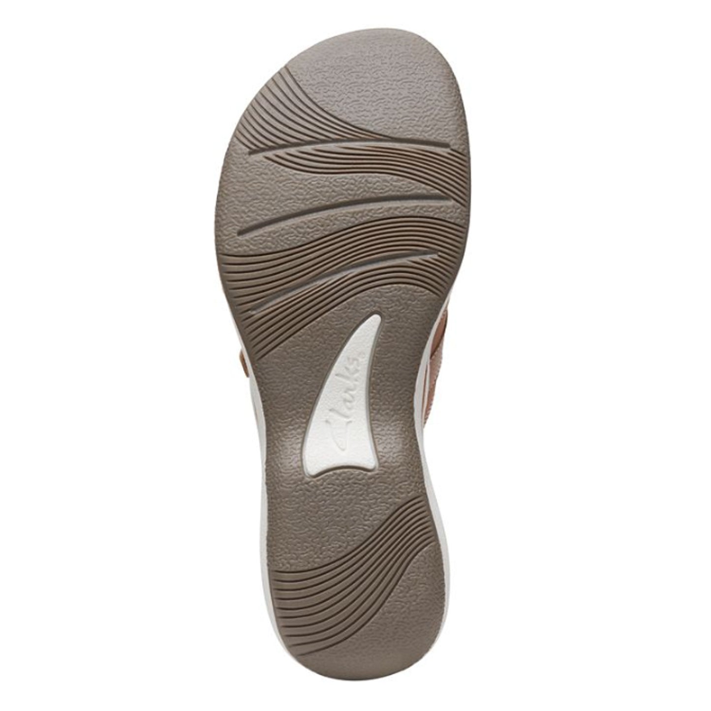 Peltz Shoes  Women's Clarks Breeze Sea Sandal BEIGE 26171934