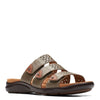 Peltz Shoes  Women's Clarks Kilty Walk Sandal OLIVE 26172146