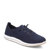 Peltz Shoes  Women's Clarks Breeze Ave II Sneaker NAVY 26172769