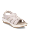 Peltz Shoes  Women's Clarks Arla Fern Sandal Sand 26172932