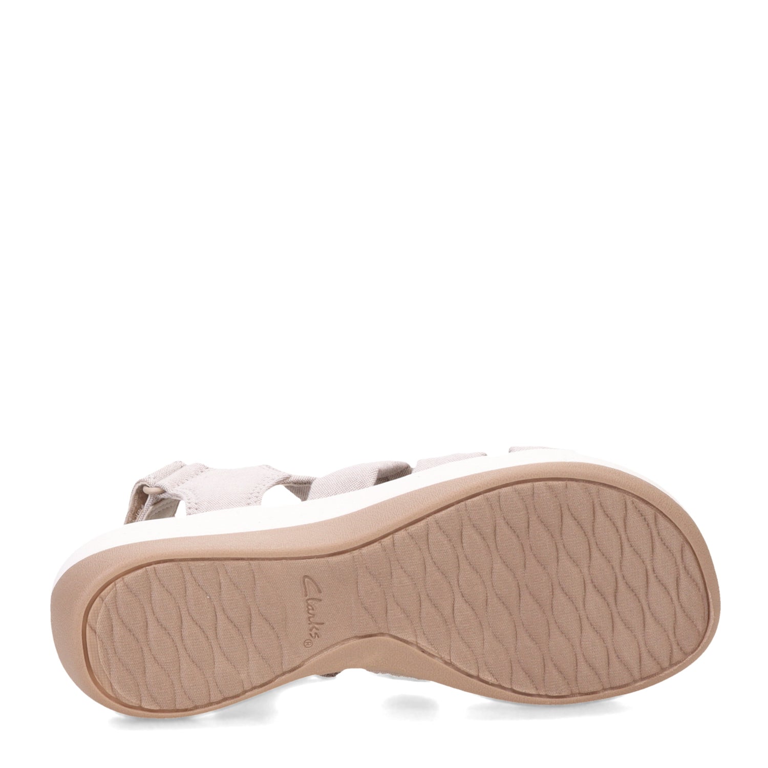 Peltz Shoes  Women's Clarks Arla Fern Sandal Sand 26172932