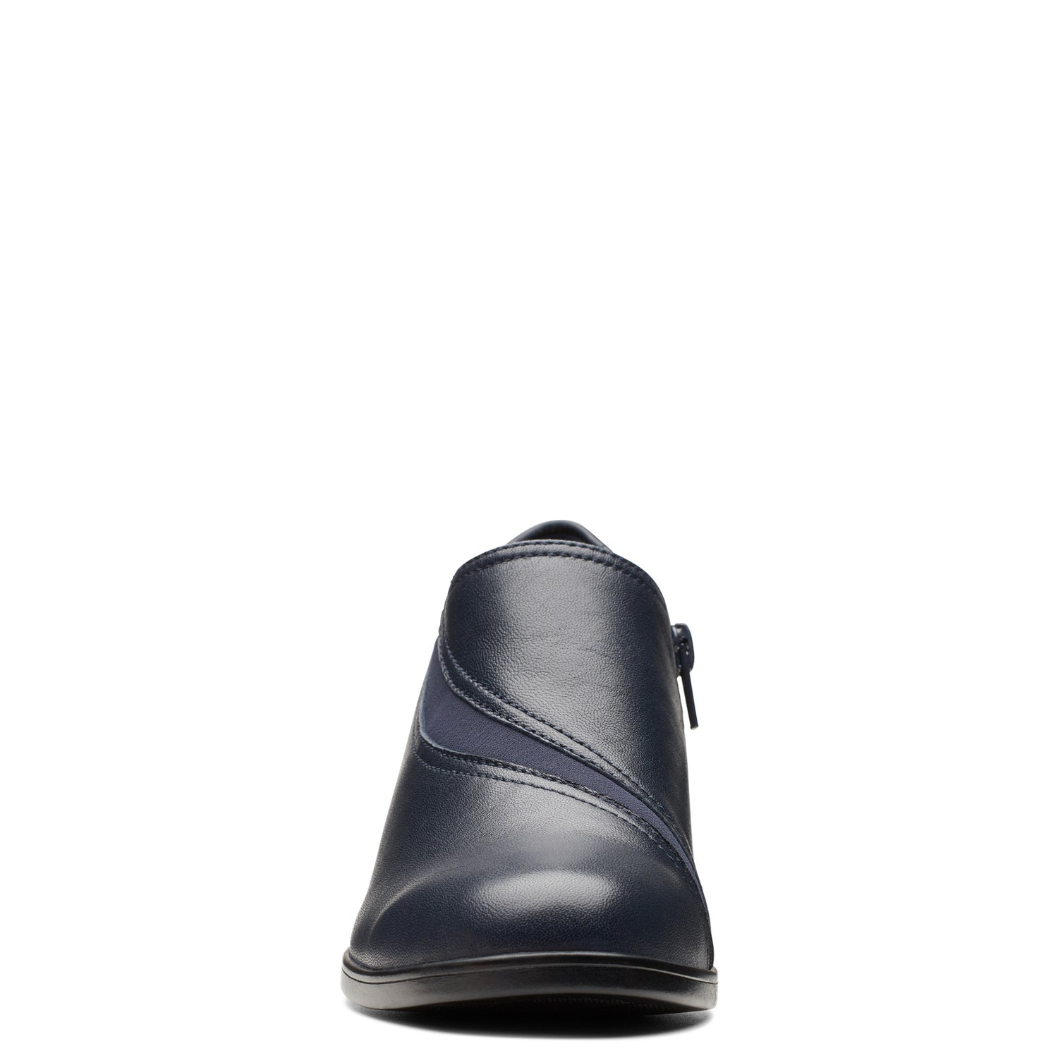Peltz Shoes  Women's Clarks Emily 2 Shootie Navy 26174078