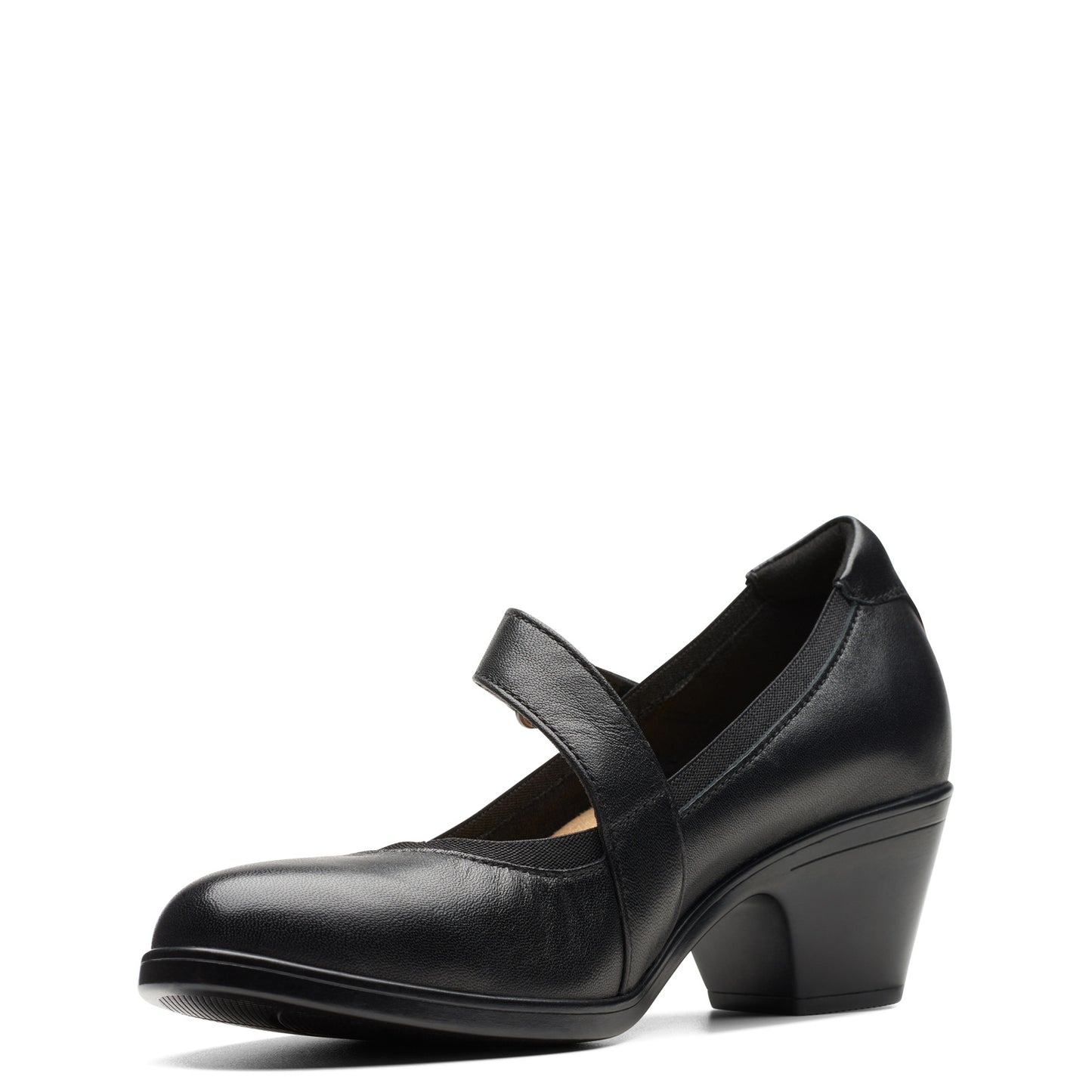 Peltz Shoes  Women's Clarks Emily 2 Mabel Pump BLACK 26174082