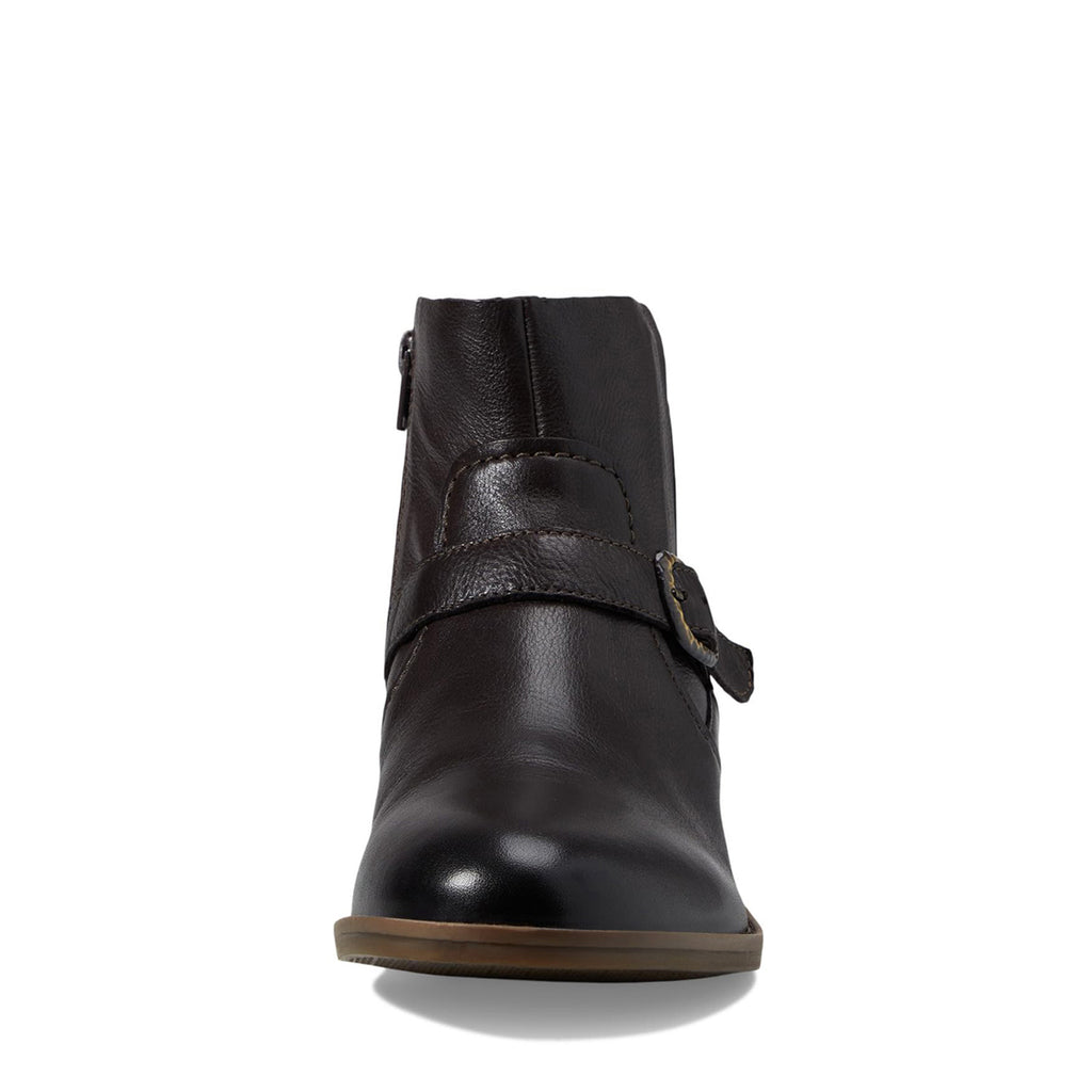 Women's Clarks Camzin Loop Boot DARK BROWN 26174151