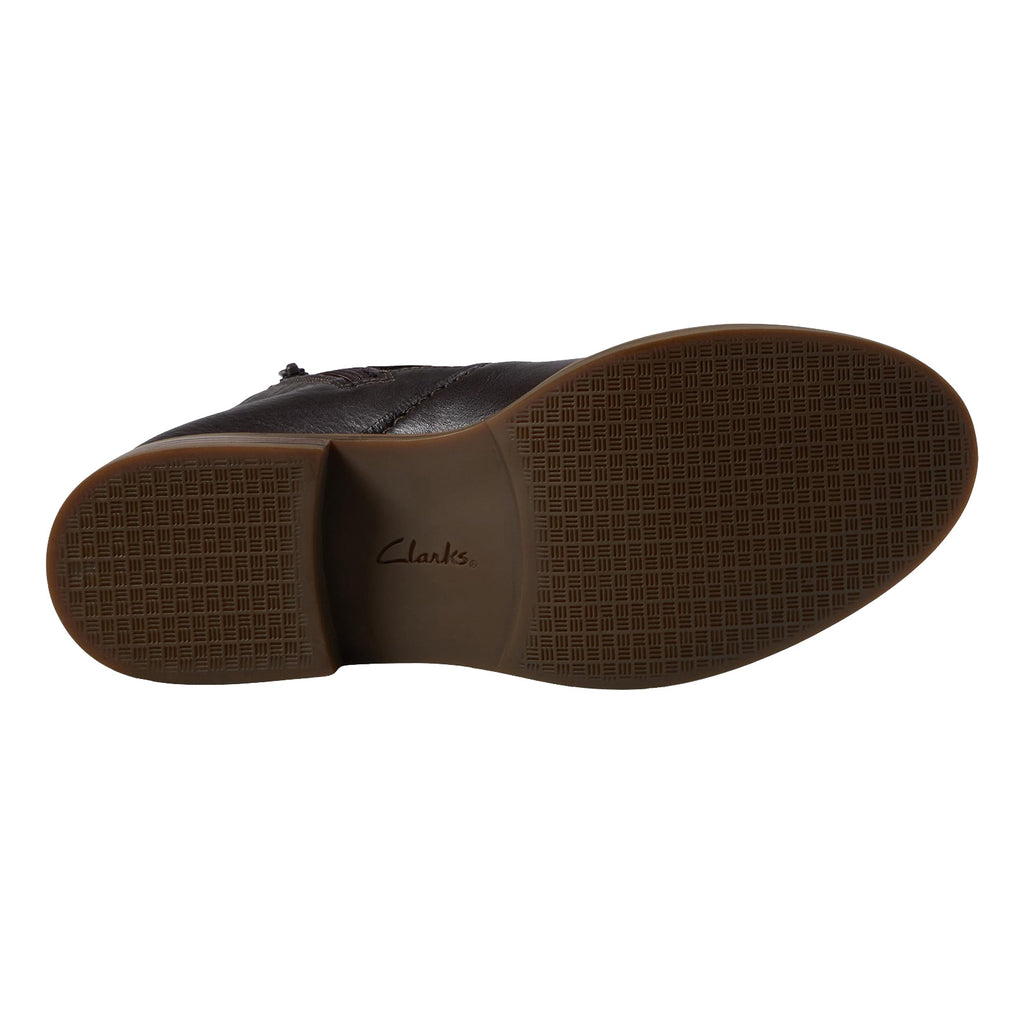 Women's Clarks Camzin Loop Boot DARK BROWN 26174151